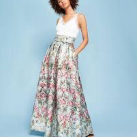 Ted Baker Meigan Bow-Detail Jacquard Maxi Dress - NWOT-Never Worn. - Picture 2 of 7